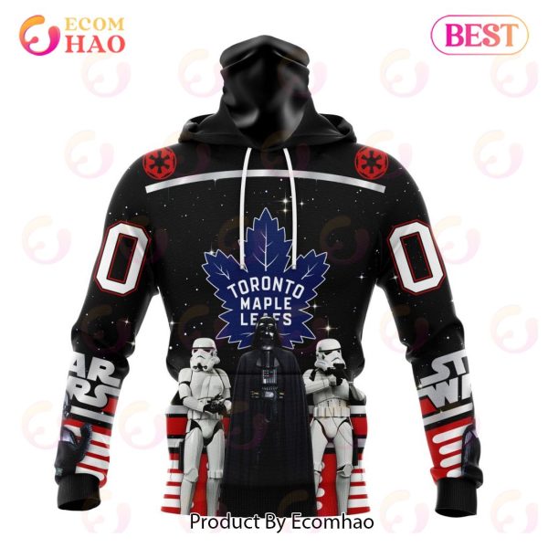 NHL Toronto Maple Leafs Special Star Wars Design May The 4th Be With You 3D Hoodie
