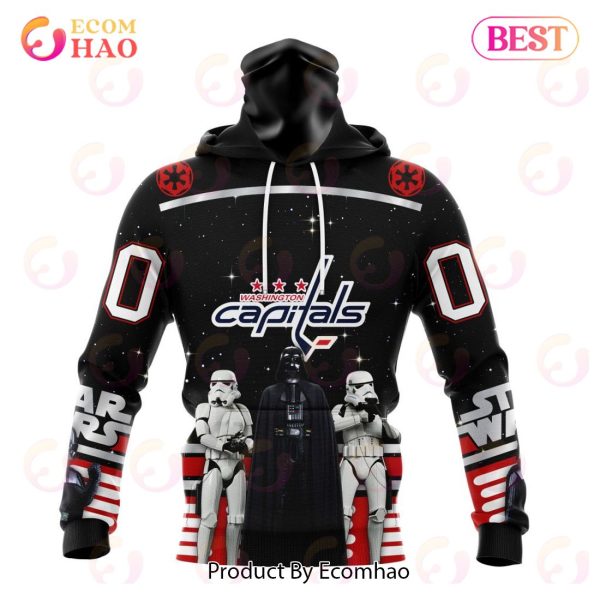 NHL Washington Capitals Special Star Wars Design May The 4th Be With You 3D Hoodie
