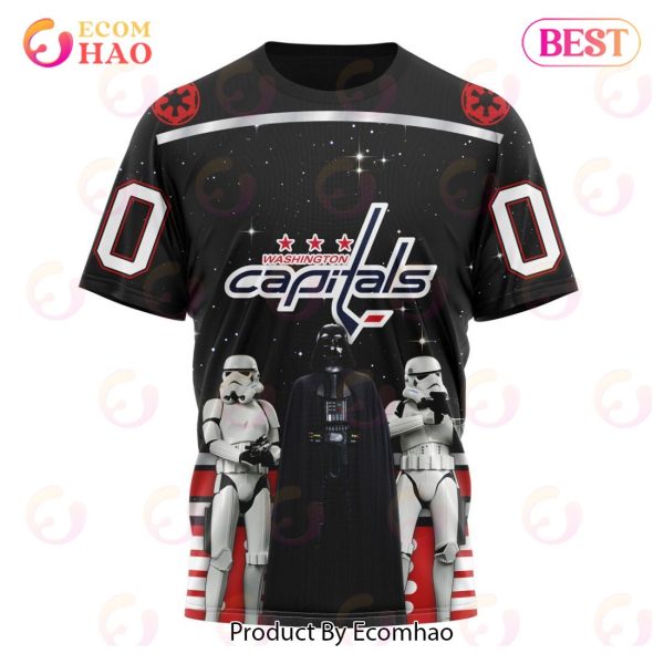 NHL Washington Capitals Special Star Wars Design May The 4th Be With You 3D Hoodie
