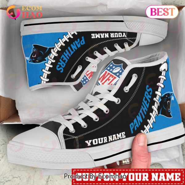 NFL Carolina Panthers Custom Your Name High Top Shoes