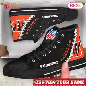 NFL Cincinnati Bengals Custom Your Name High Top Shoes