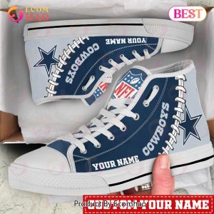 NFL Dallas Cowboys Custom Your Name High Top Shoes