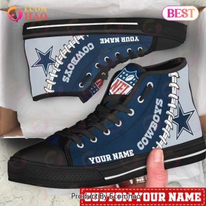 NFL Dallas Cowboys Custom Your Name High Top Shoes