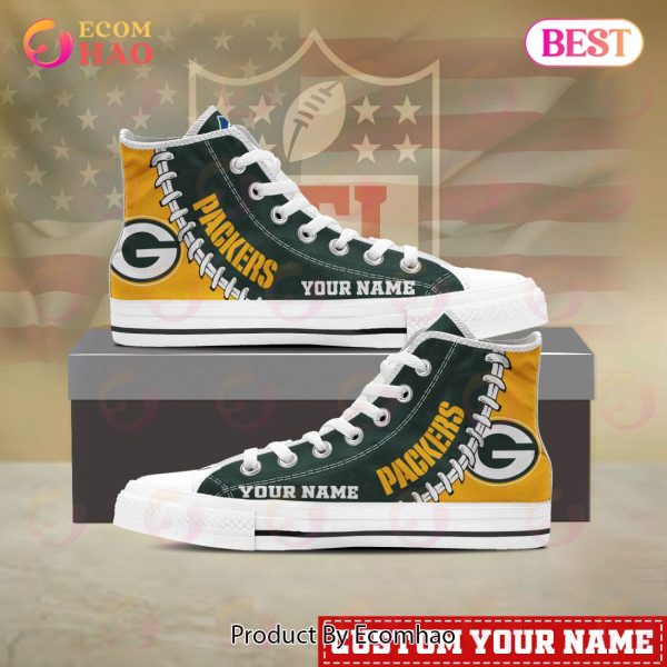 NFL Green Bay Packers Custom Your Name High Top Shoes