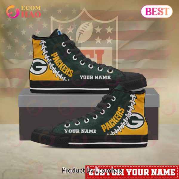 NFL Green Bay Packers Custom Your Name High Top Shoes