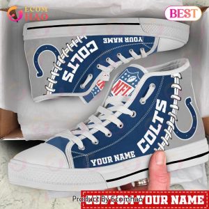 NFL Indianapolis Colts Custom Your Name High Top Shoes
