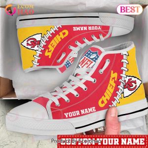 NFL Kansas City Chiefs Custom Your Name High Top Shoes