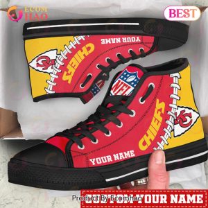 NFL Kansas City Chiefs Custom Your Name High Top Shoes