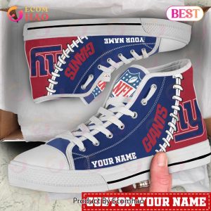 NFL New York Giants Custom Your Name High Top Shoes