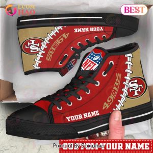 NFL San Francisco 49ers Custom Your Name High Top Shoes