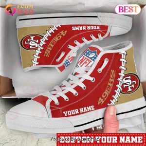 NFL San Francisco 49ers Custom Your Name High Top Shoes