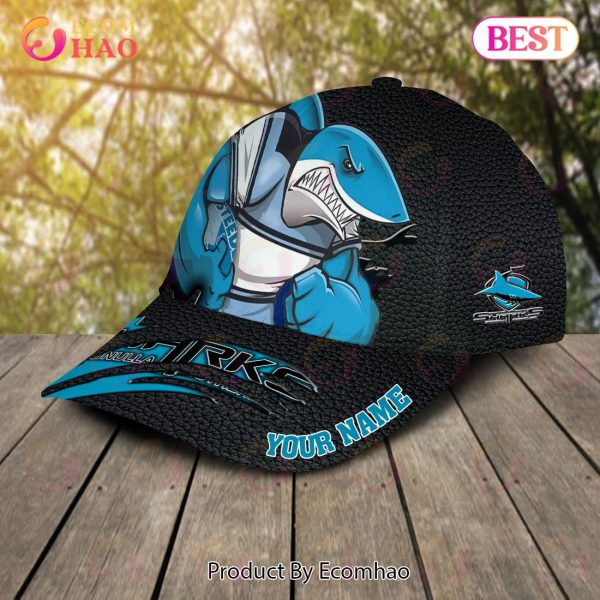 NRL Cronulla Sharks Personalized Cap Allover Print