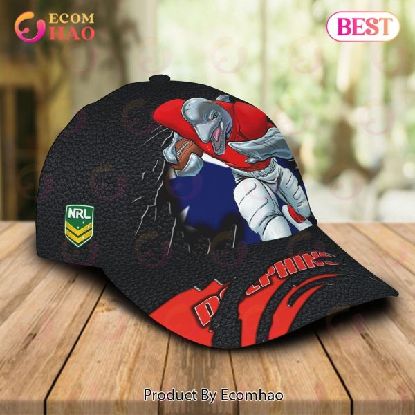 NRL Dolphins Personalized Cap Allover Print