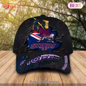 NRL Melbourne Storm Personalized Cap Allover Print