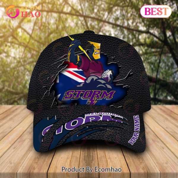 NRL Melbourne Storm Personalized Cap Allover Print