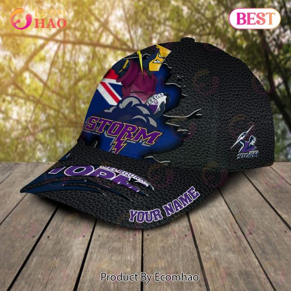 NRL Melbourne Storm Personalized Cap Allover Print