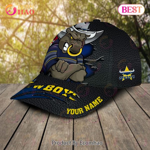 NRL North Queensland Cowboys Personalized Cap Allover Print