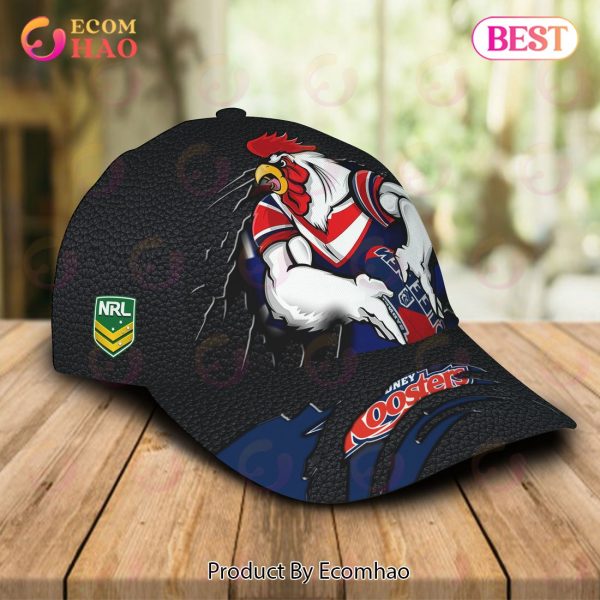 NRL Sydney Roosters Personalized Cap Allover Print