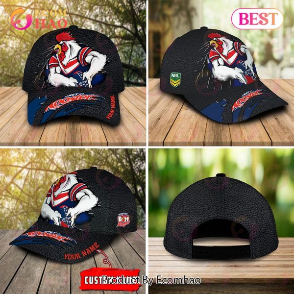 NRL Sydney Roosters Personalized Cap Allover Print