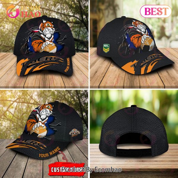 NRL Wests Tigers Personalized Cap Allover Print