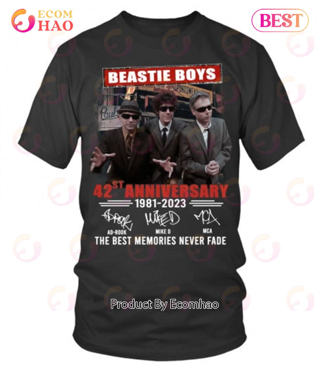 Beastie Boys 42st Anniversary 1981 – 2023 The Best Memories Never Fade T-Shirt