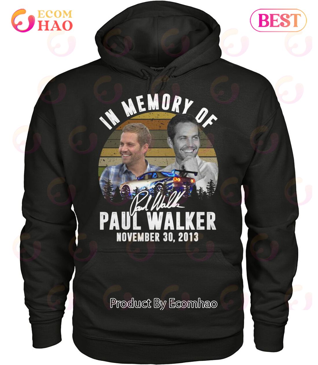 In Memory Of Paul Walker November 30, 2013 T-Shirt