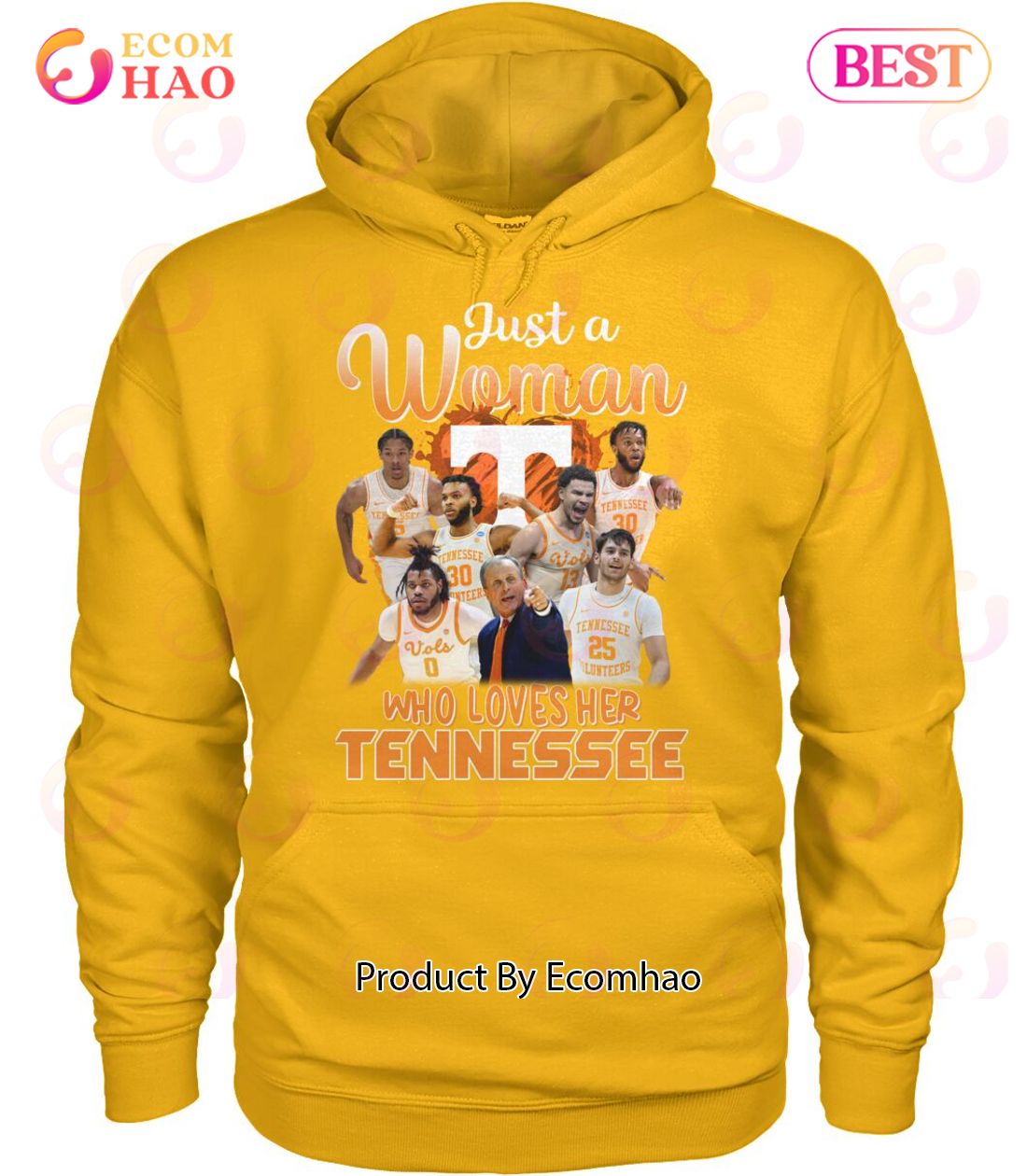 Just A Woman Who Loves Her Tennessee T-Shirt