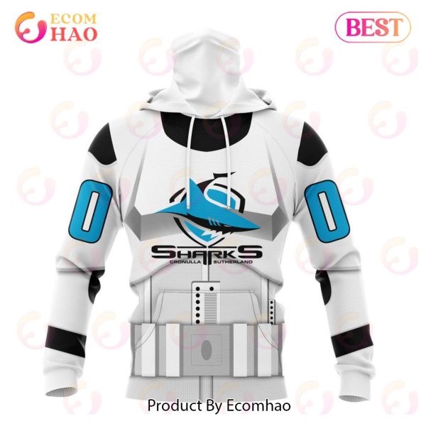 NRL Cronulla-Sutherland Sharks Special Star Wars Design 3D Hoodie