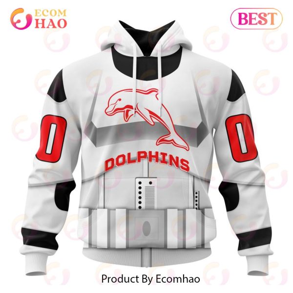 NRL Dolphins Special Star Wars Design 3D Hoodie