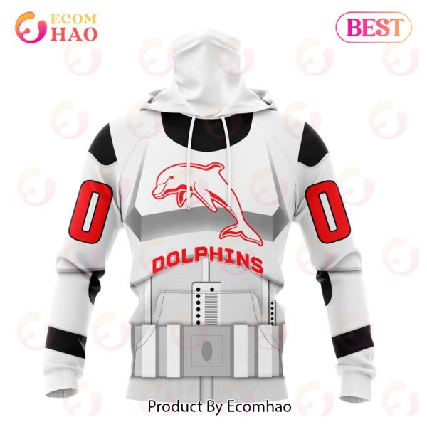 NRL Dolphins Special Star Wars Design 3D Hoodie