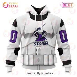 NRL Melbourne Storm Special Star Wars Design 3D Hoodie