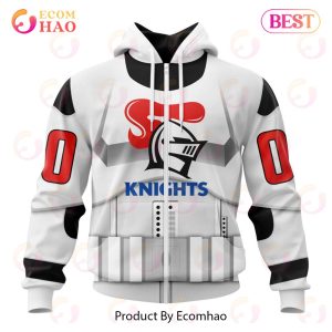 NRL Newcastle Knights Special Star Wars Design 3D Hoodie