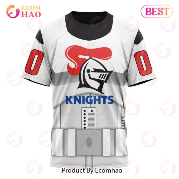 NRL Newcastle Knights Special Star Wars Design 3D Hoodie