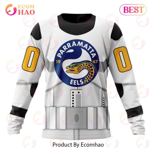 NRL Parramatta Eels Special Star Wars Design 3D Hoodie