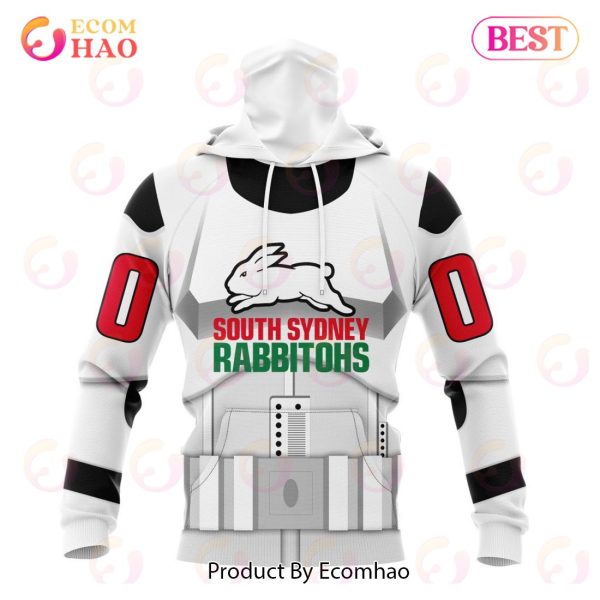 NRL South Sydney Rabbitohs Special Star Wars Design 3D Hoodie