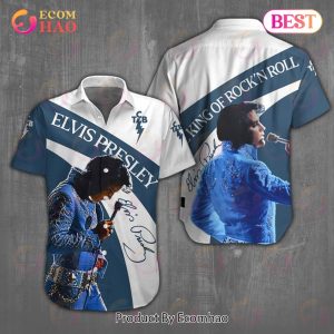 Elvis Presley King Of Rock’n Roll Hawaiian Shirt