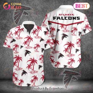 Tropical NFL Atlanta Falcons Button Shirt