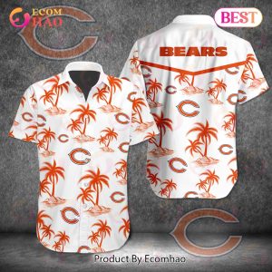 Tropical NFL Chicago Bears Button Shirt
