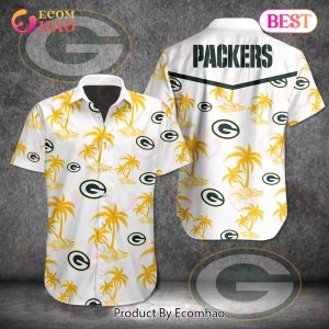 Tropical NFL Green Bay Packers Button Shirt