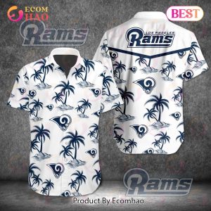 Tropical NFL Los Angeles Rams Button Shirt