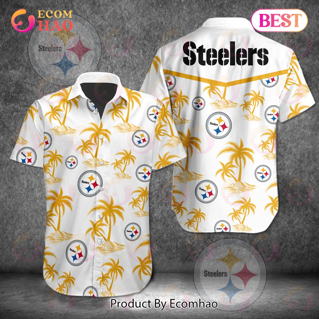 Tropical NFL Los Angeles Rams Button Shirt