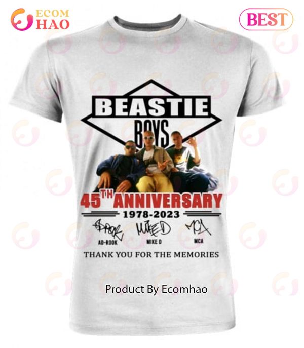 45th Anniversary 1978 – 2023 Beastie Boys Thank You For The Memories T-Shirt