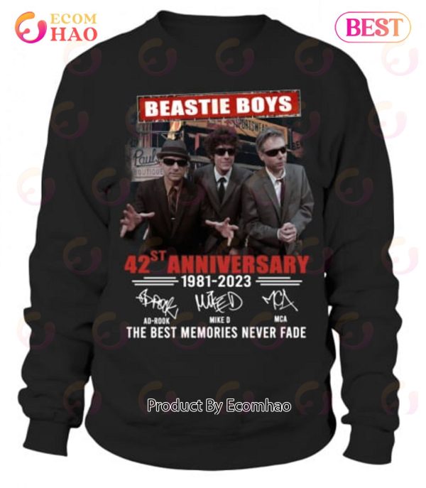 Beastie Boys 42st Anniversary 1981 – 2023 The Best Memories Never Fade T-Shirt