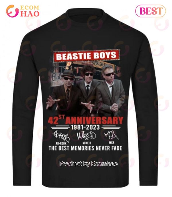 Beastie Boys 42st Anniversary 1981 – 2023 The Best Memories Never Fade T-Shirt