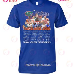 The Gators Florida Gator Legend Thank You For The Memories T-Shirt