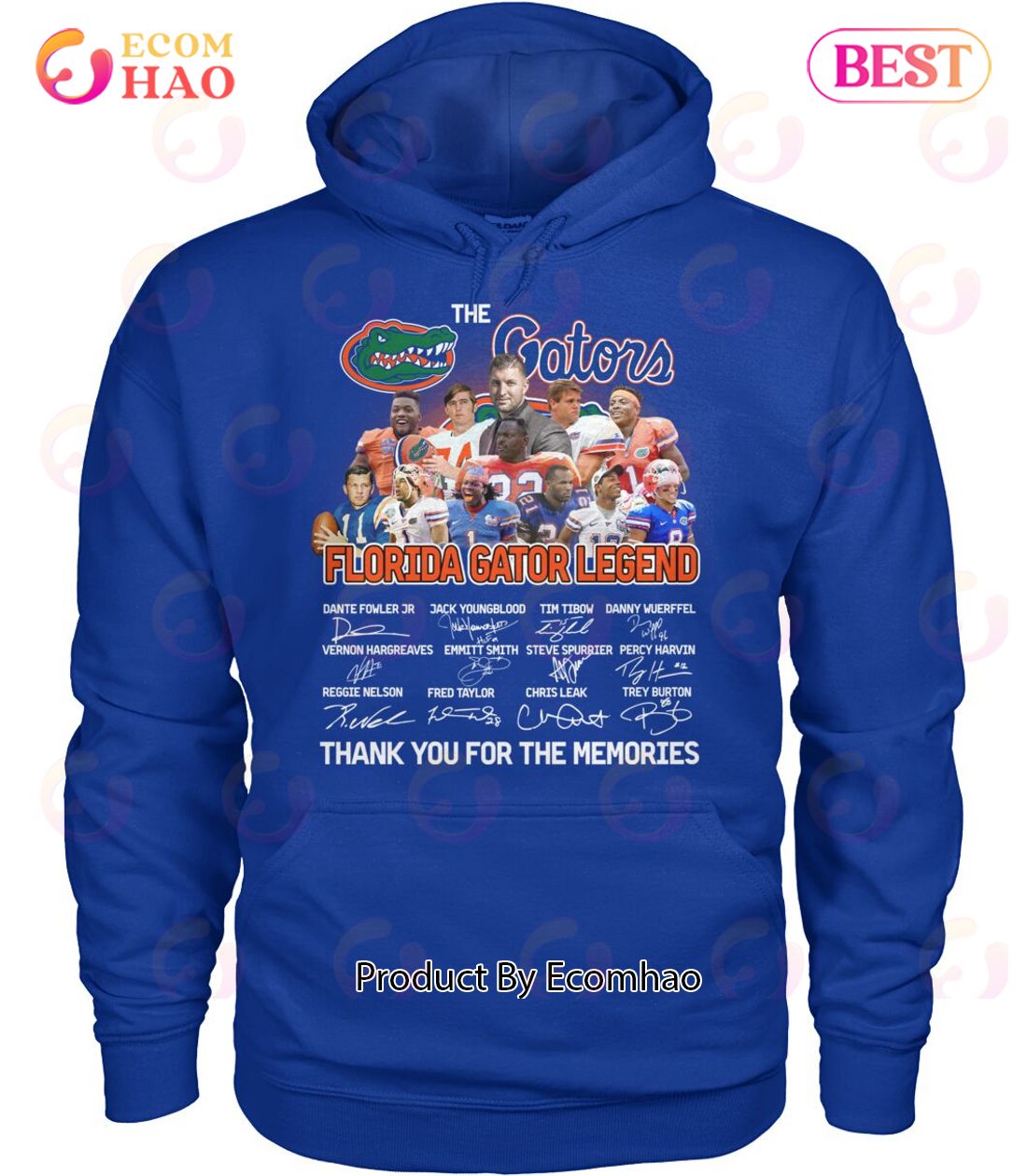 The Gators Florida Gator Legend Thank You For The Memories T-Shirt