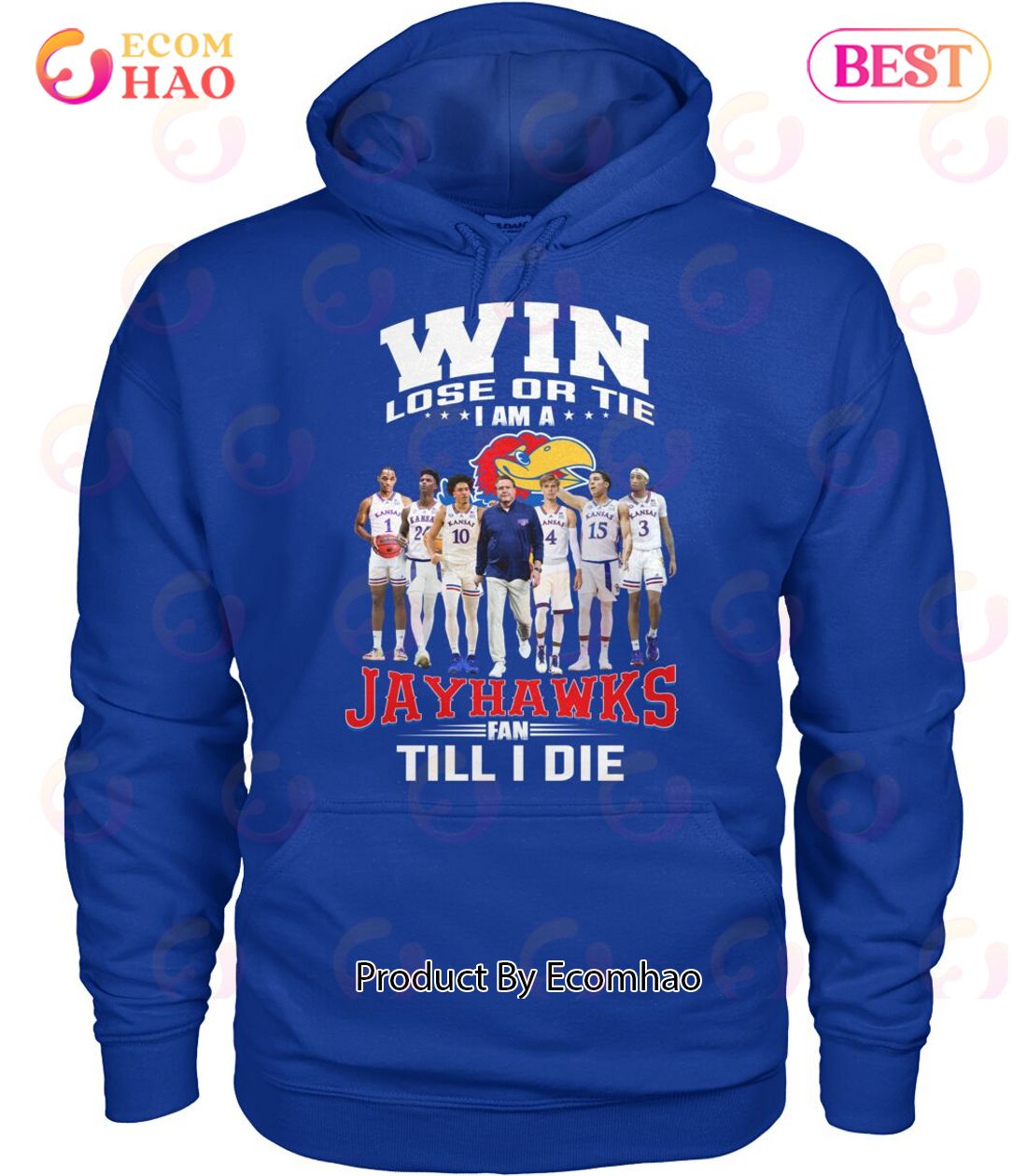 Win Lose Or The I Am A Jayhawks Fan Till I Die T-Shirt