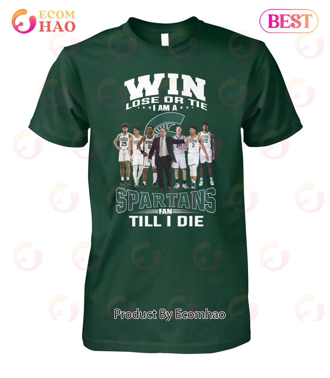 Win Lose Or The I Am A Spartans Fan Till I Die T-Shirt