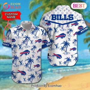 NFL Buffalo Bills Louis Vuitton Logo Pattern Hawaiian Shirt & Shorts
