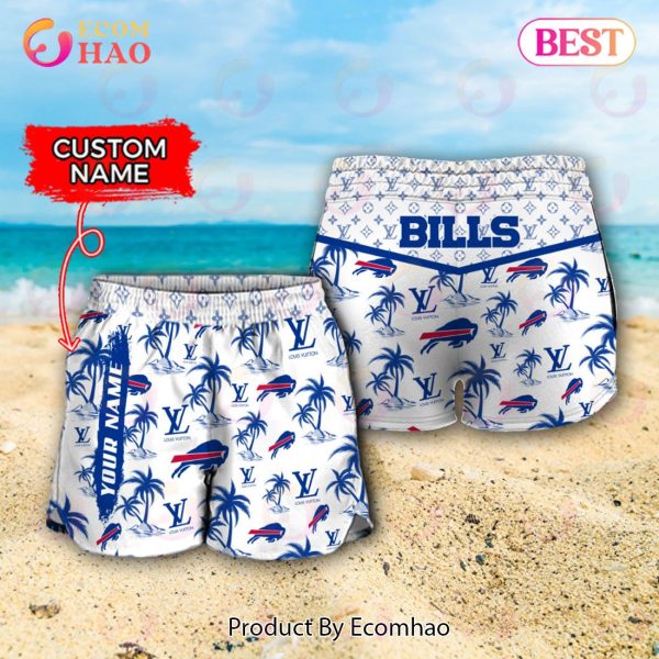 NFL Buffalo Bills Louis Vuitton Logo Pattern Hawaiian Shirt & Shorts